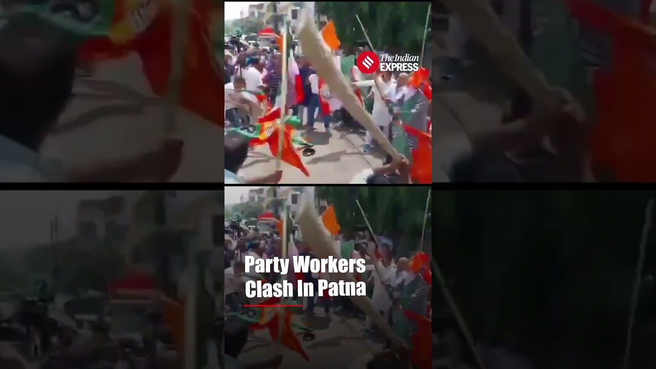 BJP Vs Congress: Party Workers Clash In Patna