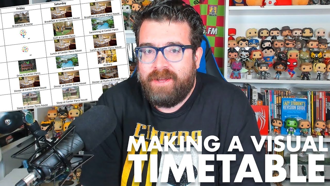 Making a Visual Timetable | Autism Family Vlog