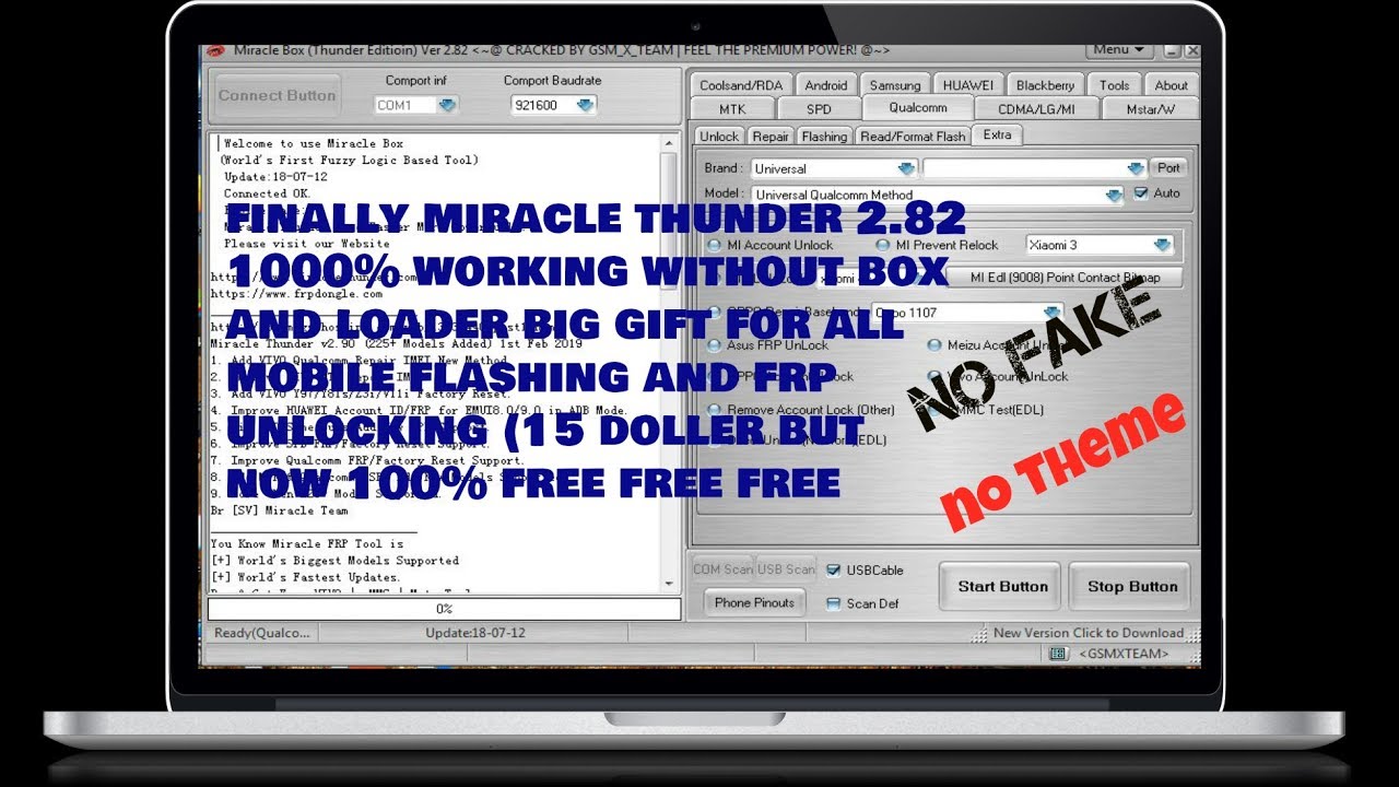 Miracle thunder Box 2.82 Direct Crack Free Download [No Need Keygen,Xtm Key,Loader] 1000% Working