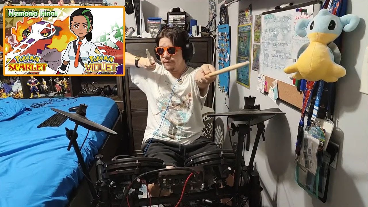 Pokemon Scarlet & Violet  Champion Nemona Battle Music Drum Cover