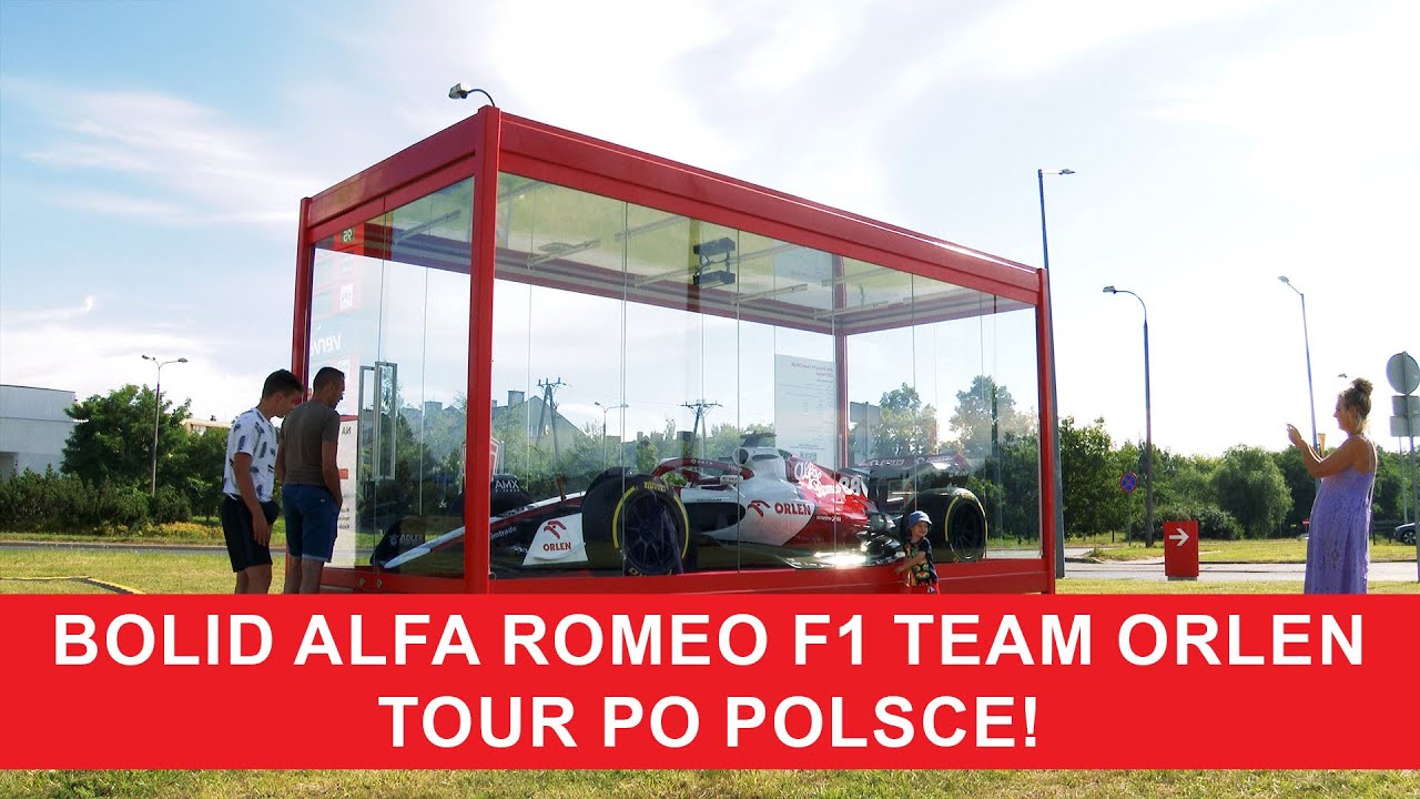 Bolid Alfa Romeo F1 Team ORLEN &ndash; tour po Polsce!