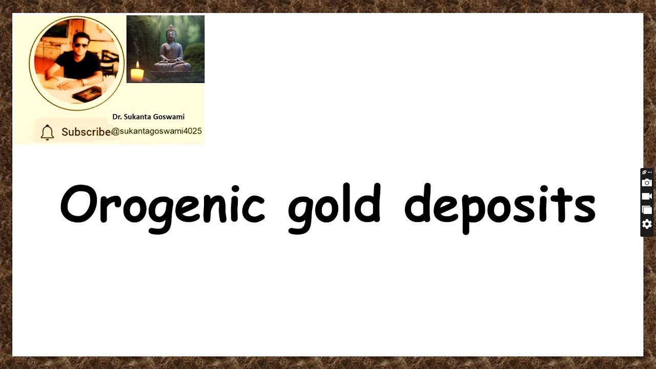 Orogenic gold deposits