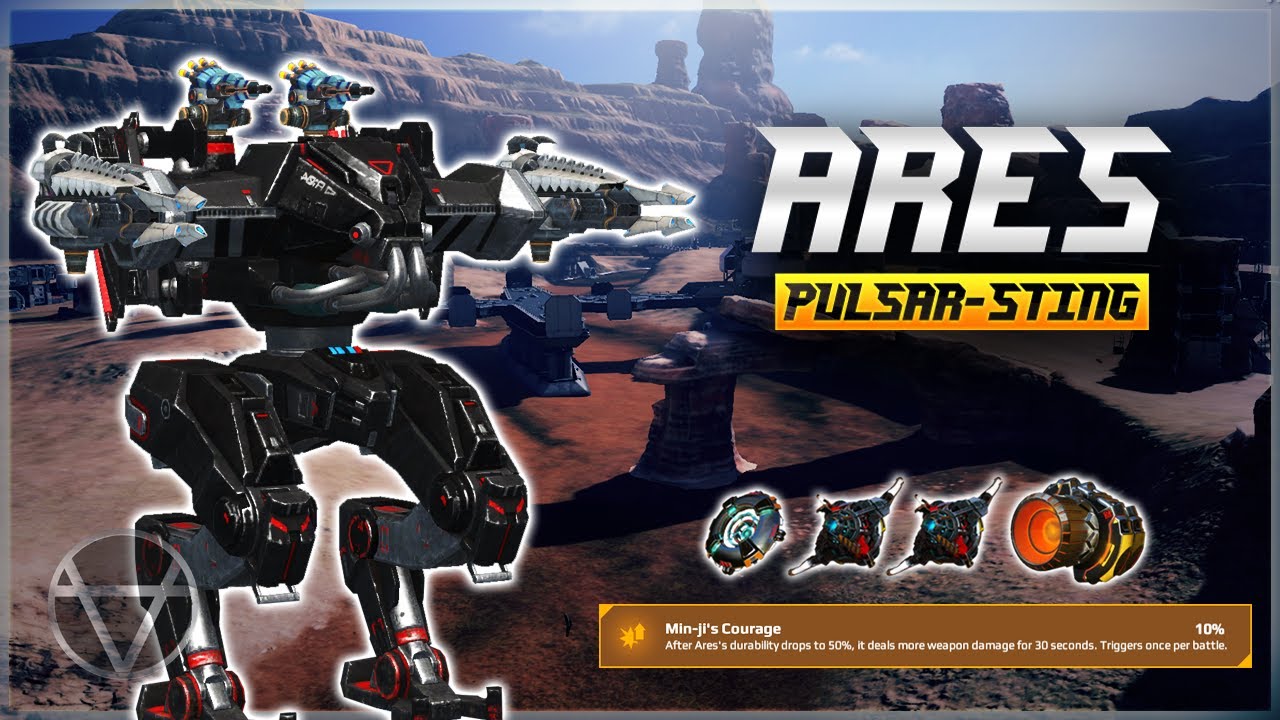 [WR] 🔥 Pulsar Sting ARES - Gameplay | War Robots (4K)