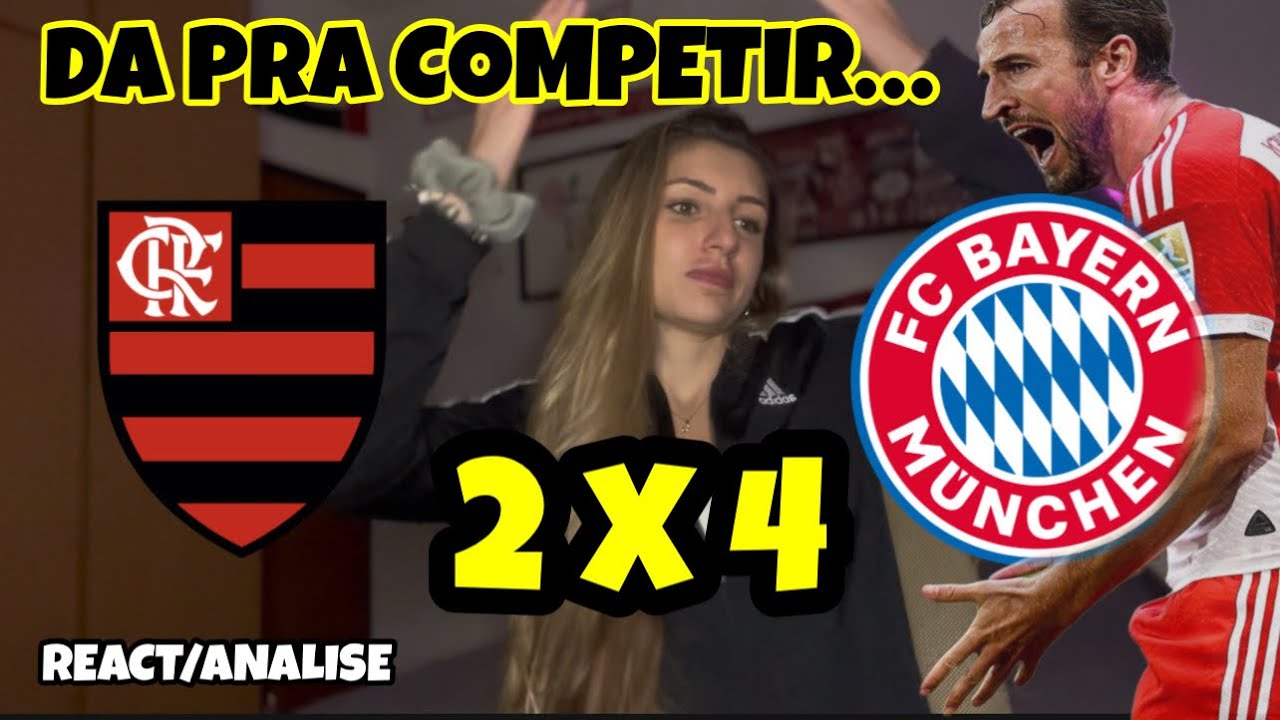 PERDEU LUTANDO! REACT- FLAMENGO 2 X 4 BAYERN