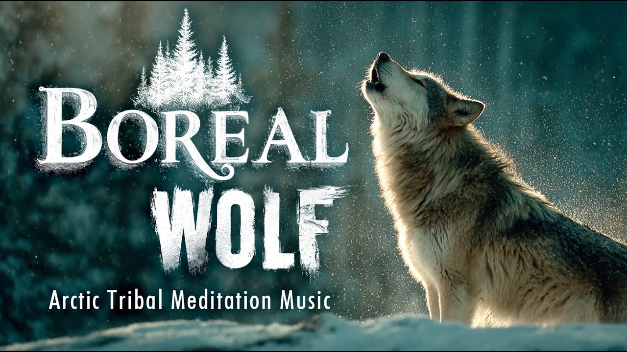 Boreal Wolf | Арктическая эмбиент-трайбл музыка с волчьими вызовами для медитации | Мировая музыка
