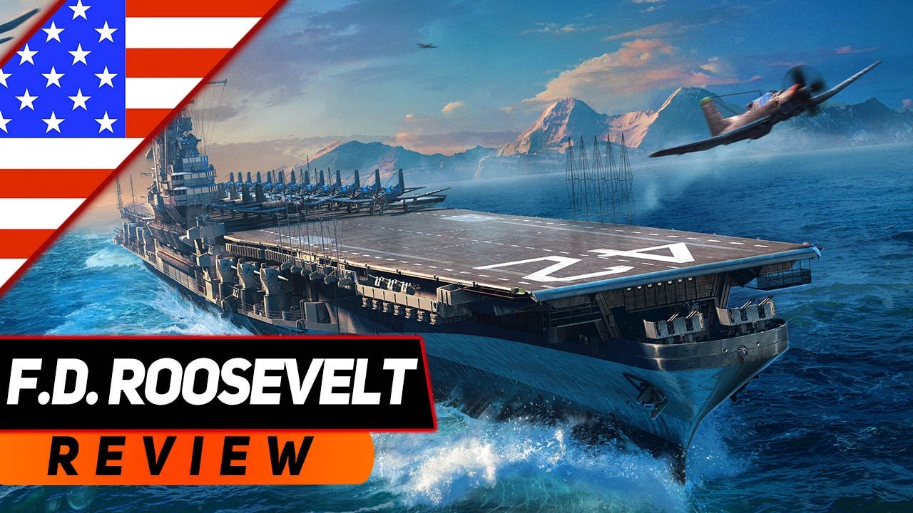 АВИАНОСЕЦ ROOSEVELT! БЕТОННЫЕ САМОЛЁТЫ! WORLD OF WARSHIPS