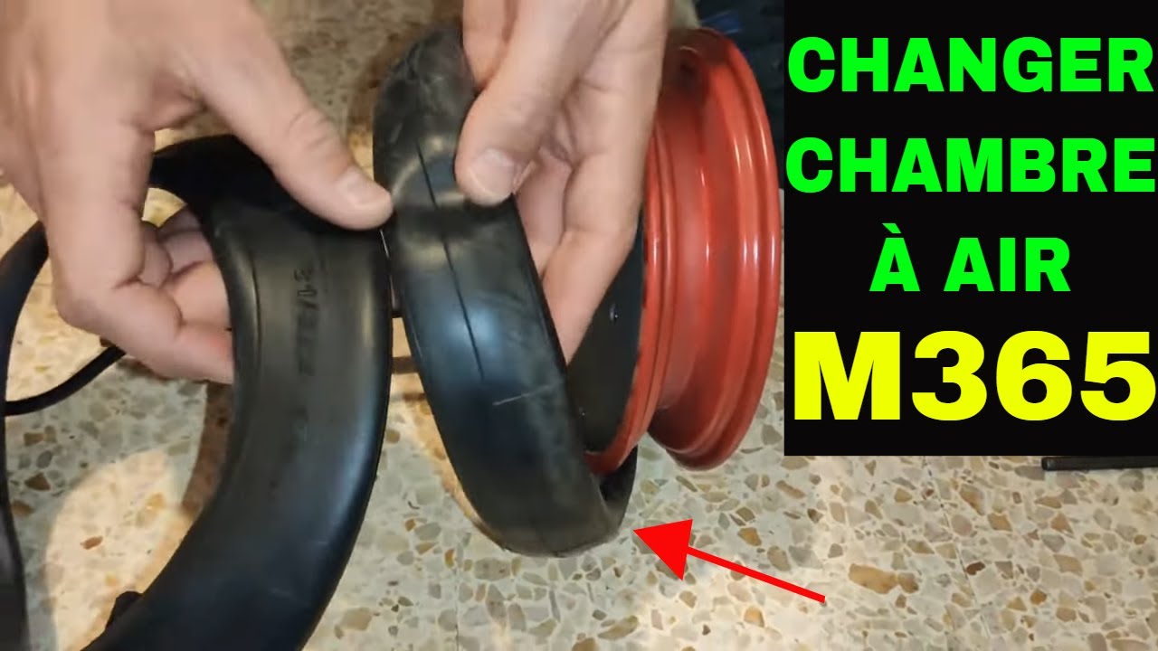 Time laps : Comment changer la chambre &agrave; air et le pneu de sa roue avant ( XIAOMI M365 PRO 2 1S )