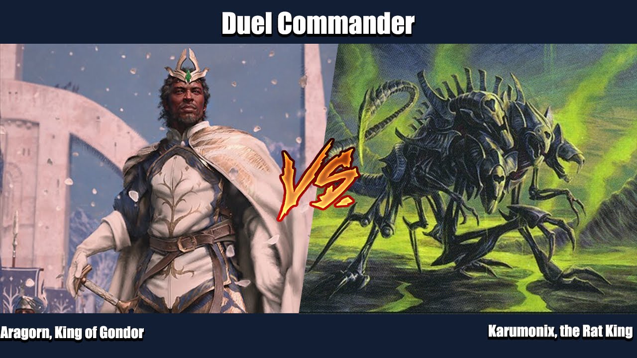 Duel Commander Round 1. Aragorn vs Carumonix