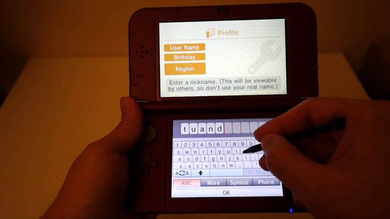 New Nintendo 3DS XL - First Startup & Setup