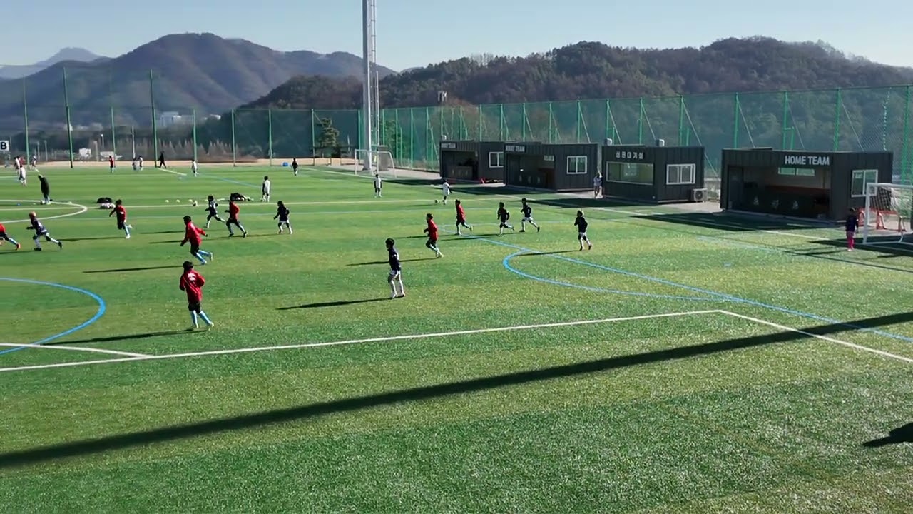 250108(오후) 동계 서창FC U12 VS 신정FC U12 전반전