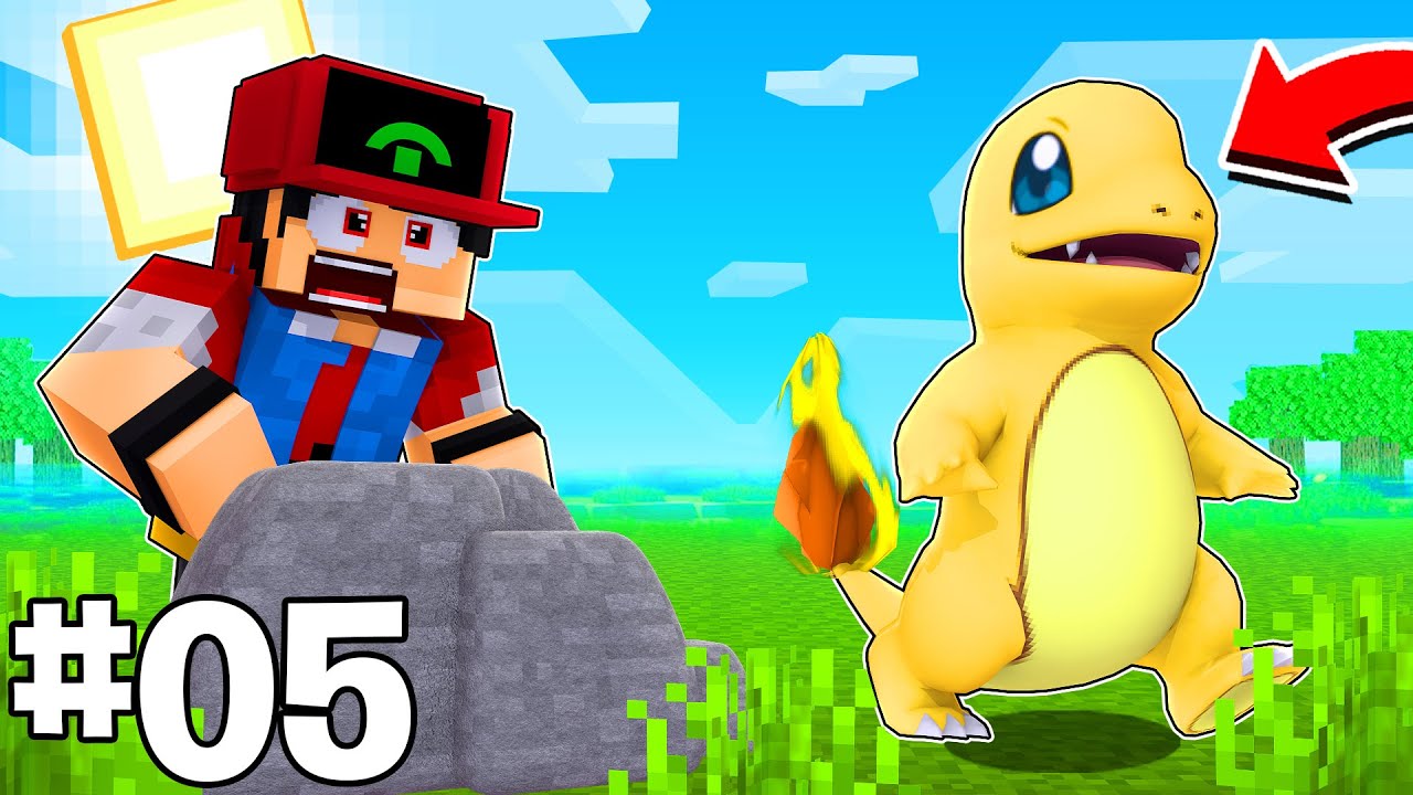 Minecraft: ACHAMOS O CHARMANDER SHINY - PIXELMON XY Ep.05 ‹‹ P3DRU ››