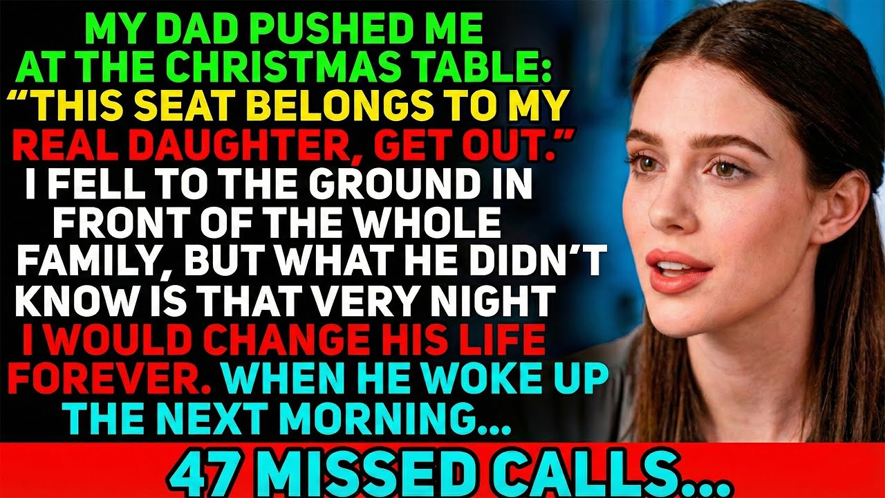 My Dad Pushed Me At The Christmas Table: 
