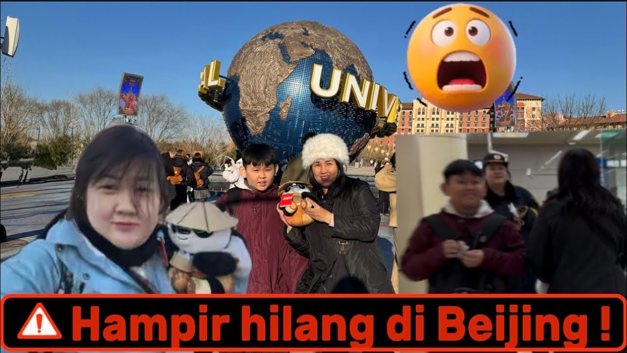 Universal Studio Beijing Resort Citywalk 🌎 Pulangnya James Malah Ketinggalan di Kereta Subway 😱
