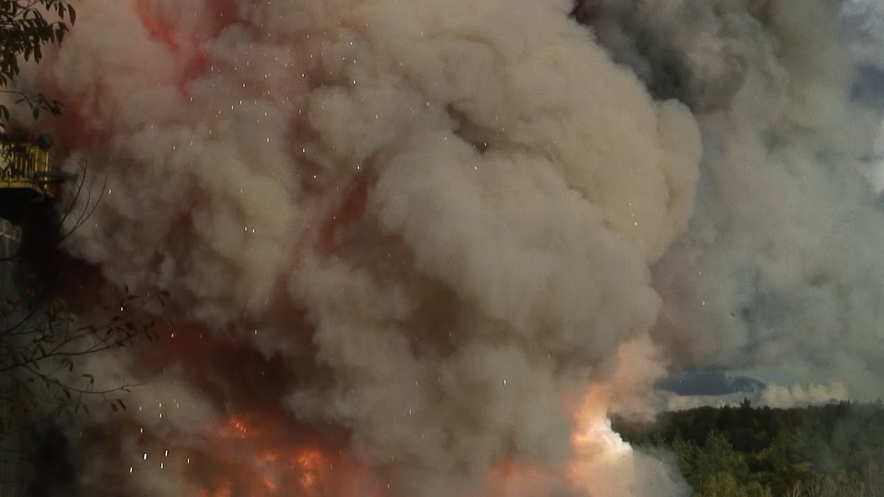 Rocket engine explosion