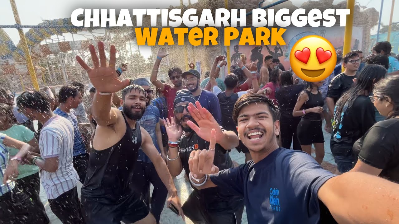 Chhattisgarh Biggest Water Park | MM Fun City New Raipur 😍 Haan Bhai Ashish Vlogs 🔥