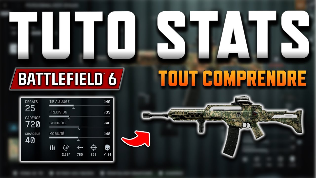Battlefield 6 : Tout Comprendre aux Stats d&rsquo;Armes (D&eacute;g&acirc;ts, Pr&eacute;cision, Contr&ocirc;le, Mobilit&eacute;)