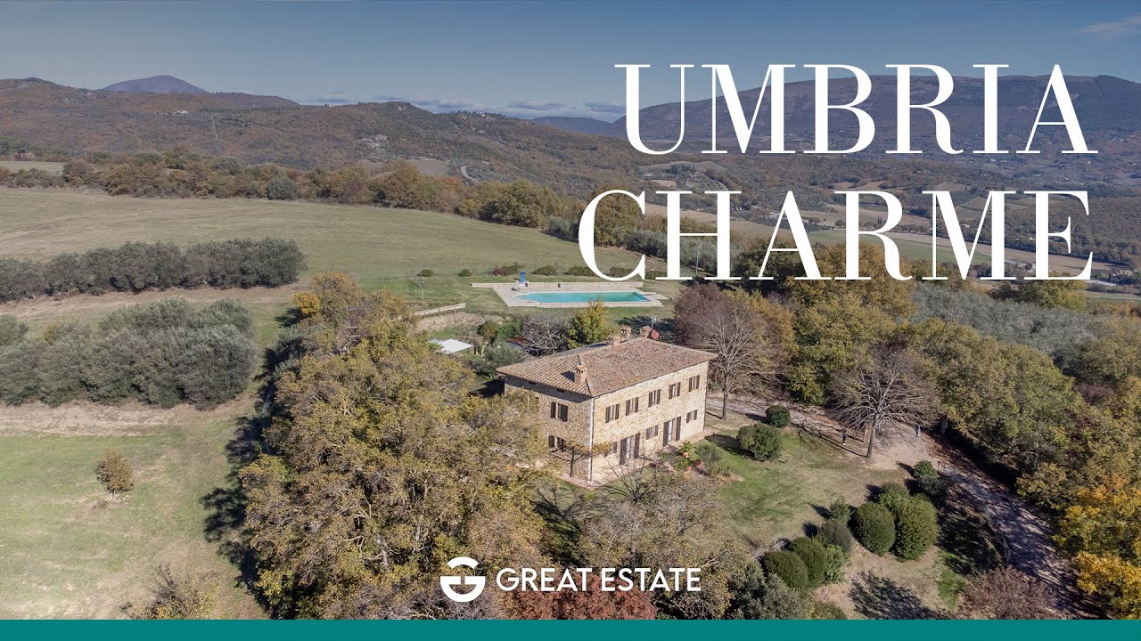 Exclusive Rustic Farmhouse for Sale with Private Land in Umbria