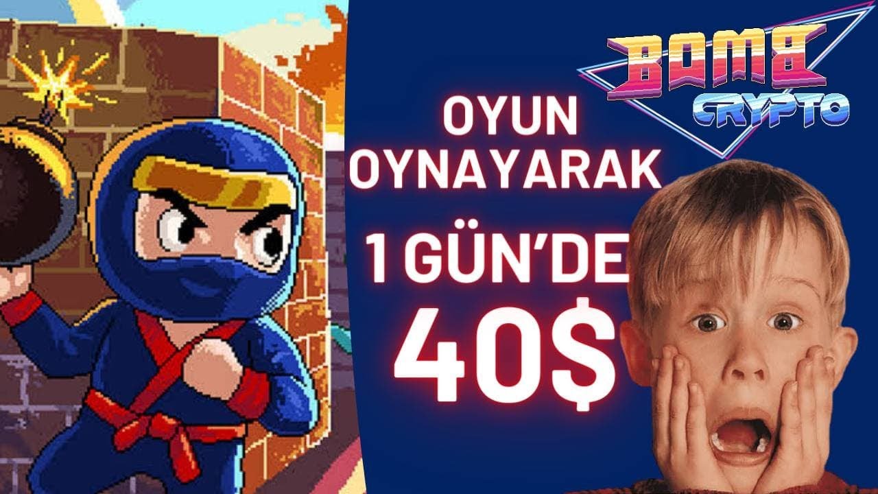 OYUN OYNAYARAK PARA KAZAN BOMB CRYPTO İLE G&Uuml;NDE 40$ KAZANMAK