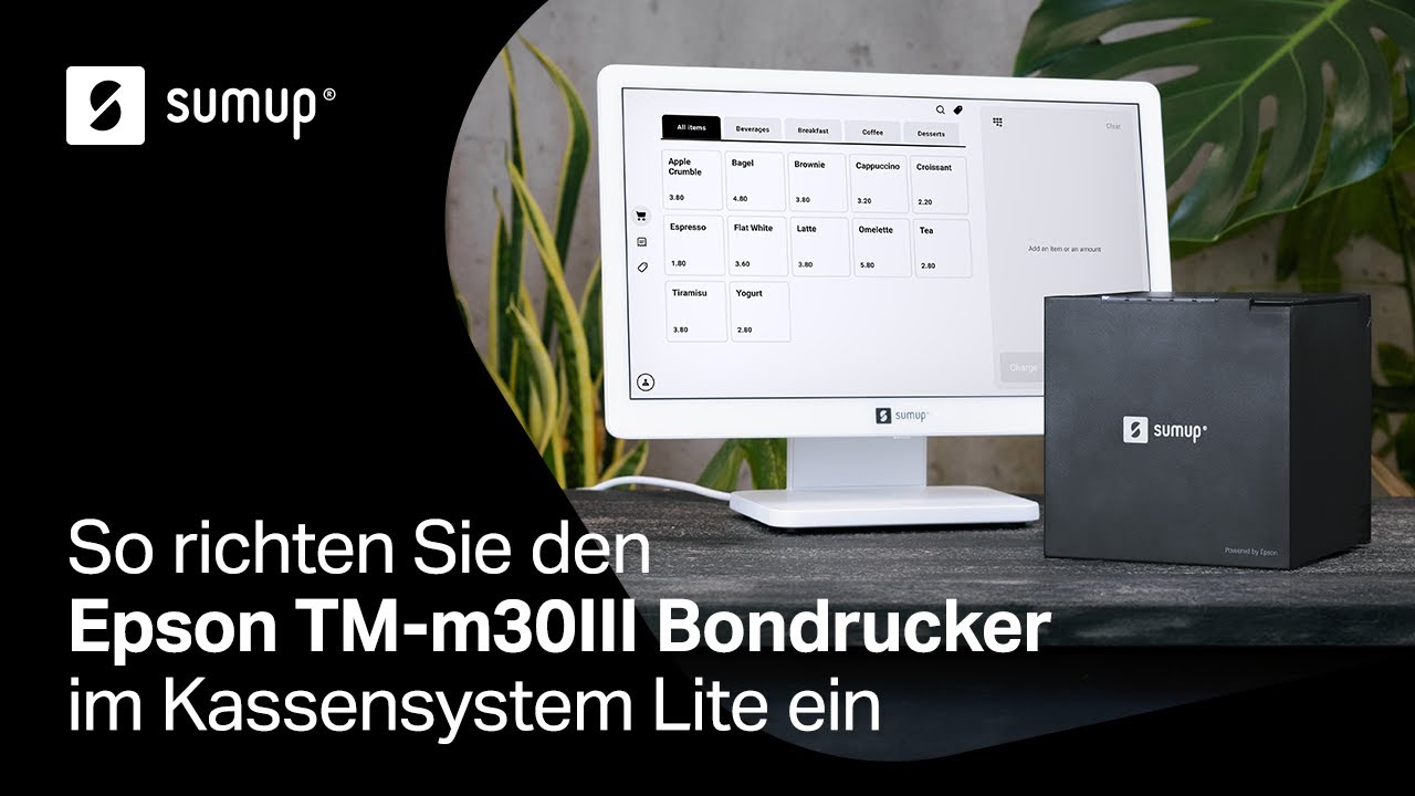 So richten Sie den Epson TM-m30III Bondrucker im Kassensystem Lite ein | SumUp
