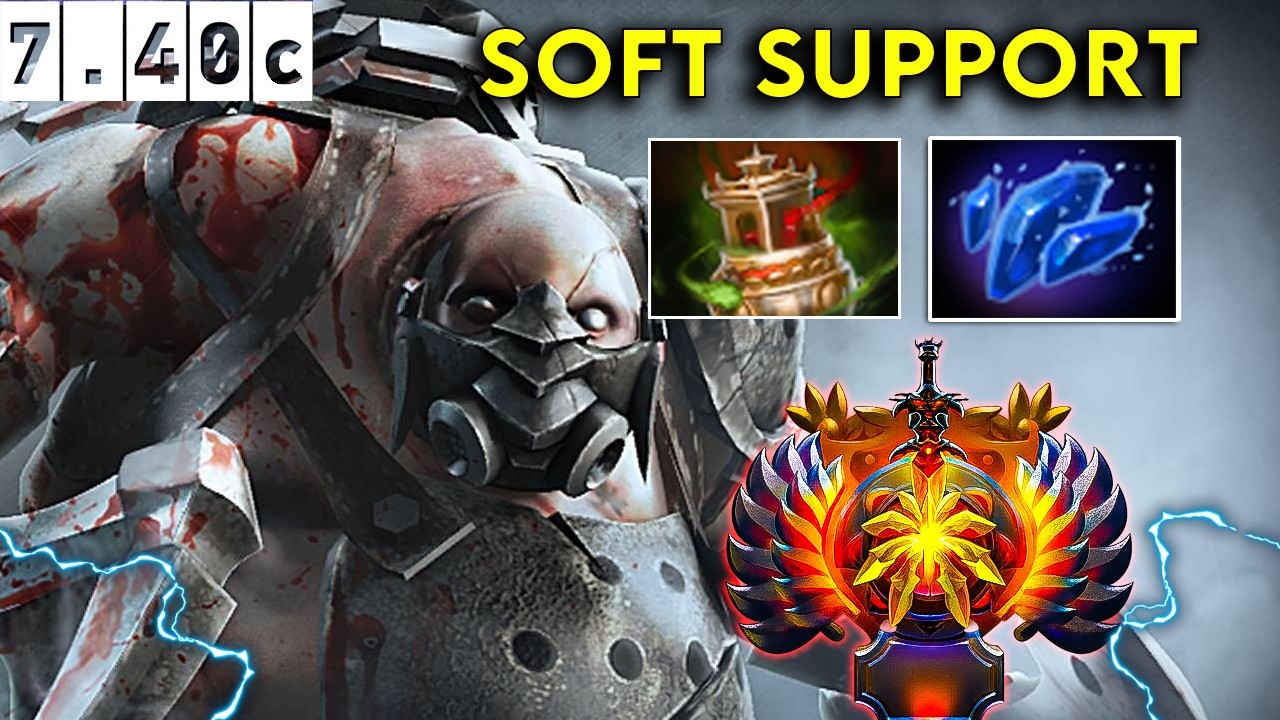 Pudge Immortal Soft Support - Dota 2 Patch 7.40c Pro Pub Gameplay