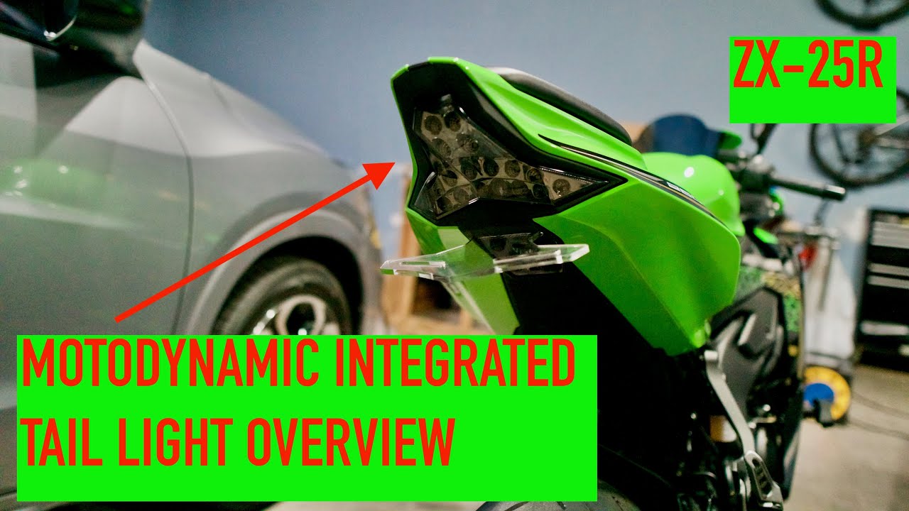 ZX25R MOTODYNAMIC INTEGRATED TAILLIGHT WALKAROUND