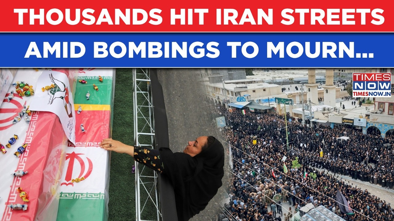 Iran State TV Shows Thousands Hit Streets To Mourn Students Killed In US, IDF Bombings: Watch