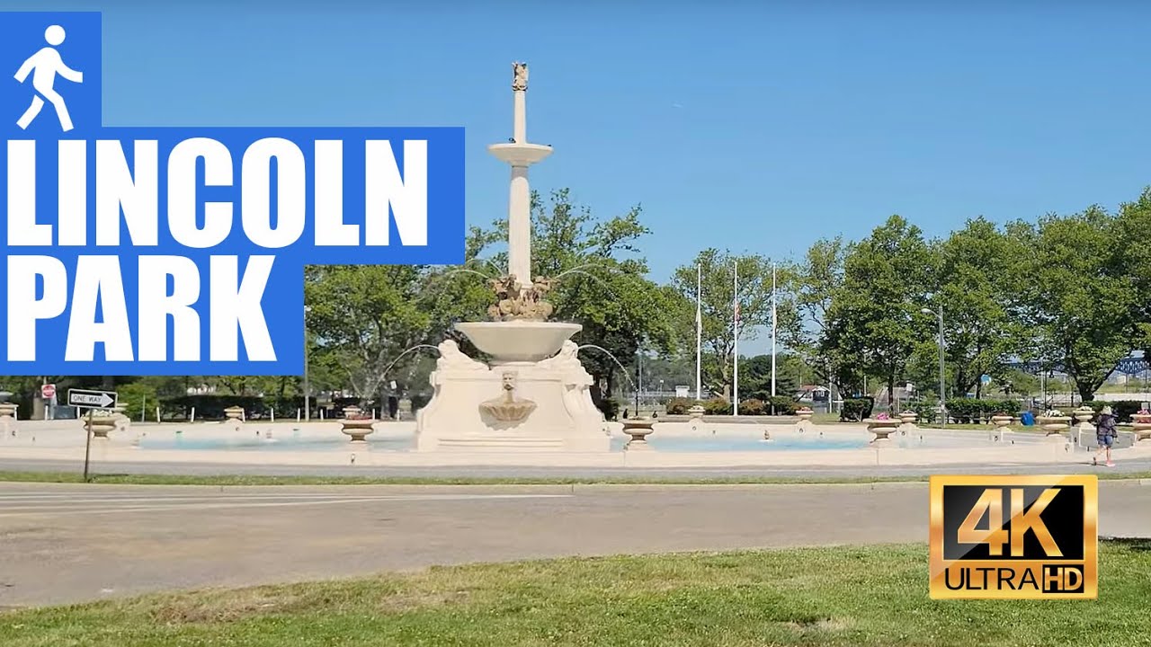 Lincoln Park, Jersey City walk through (4K 60fps)