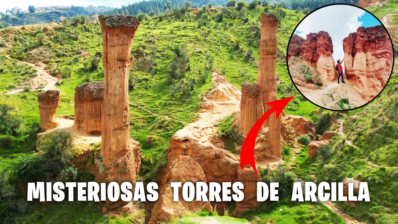 Estas TORRES DE ARCILLA se formaron durante miles de años