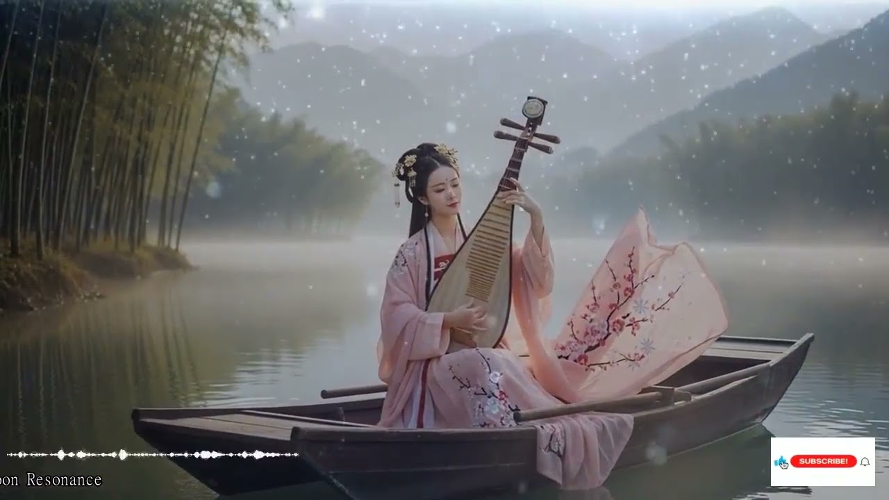 幽溪淡影微澜映心深夜静听无声梦回长眠