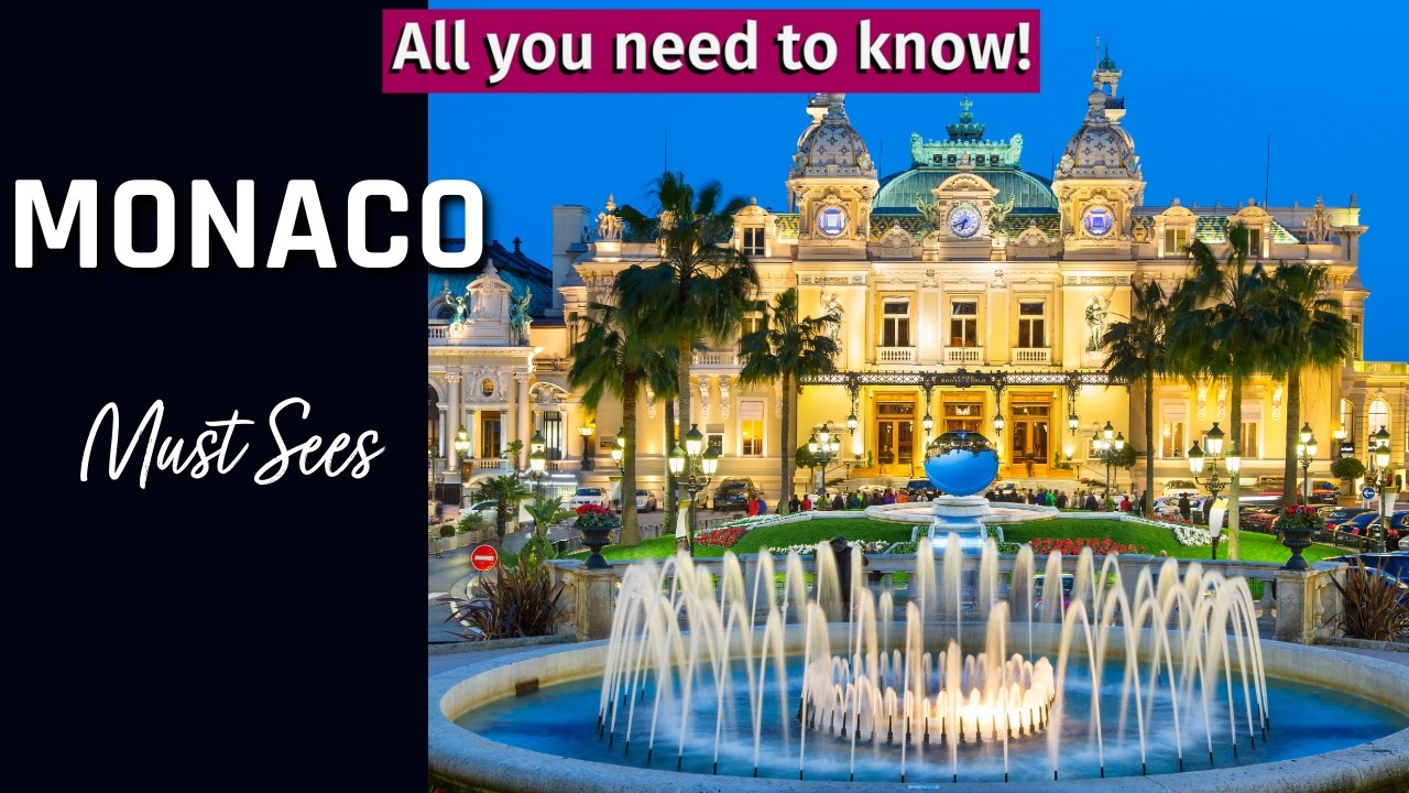 [4k] Monaco travel guide 2025 | Monte Carlo must see | Monaco in one day | what to do in Monaco