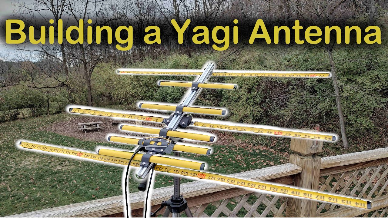 DIY Dual Band Tape Measure Yagi Antenna Tutorial
