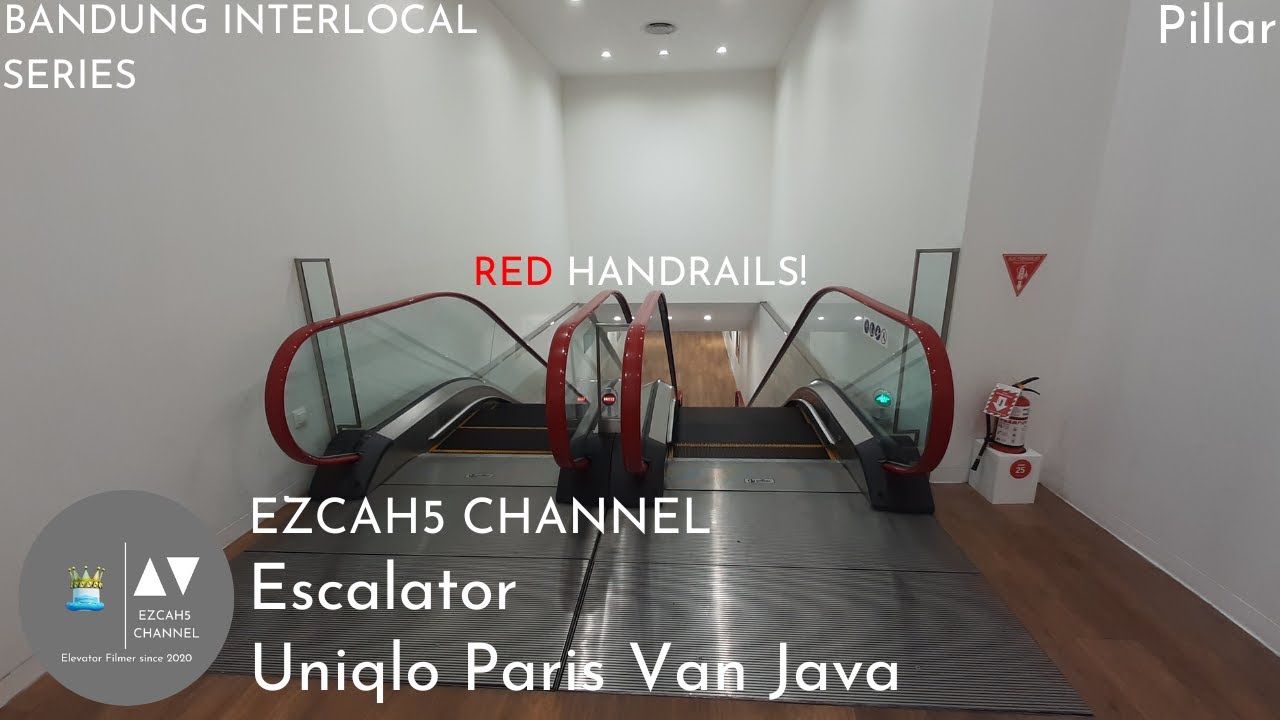 Pillar Escalator ~ Uniqlo Paris Van Java