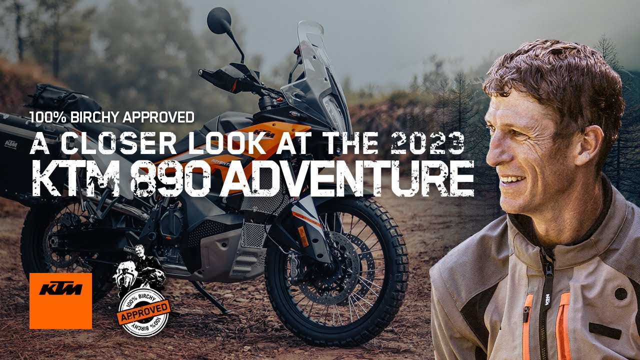 Take a closer look at the 2023 KTM 890 ADVENTURE | 100% BIRCHY APPROVED