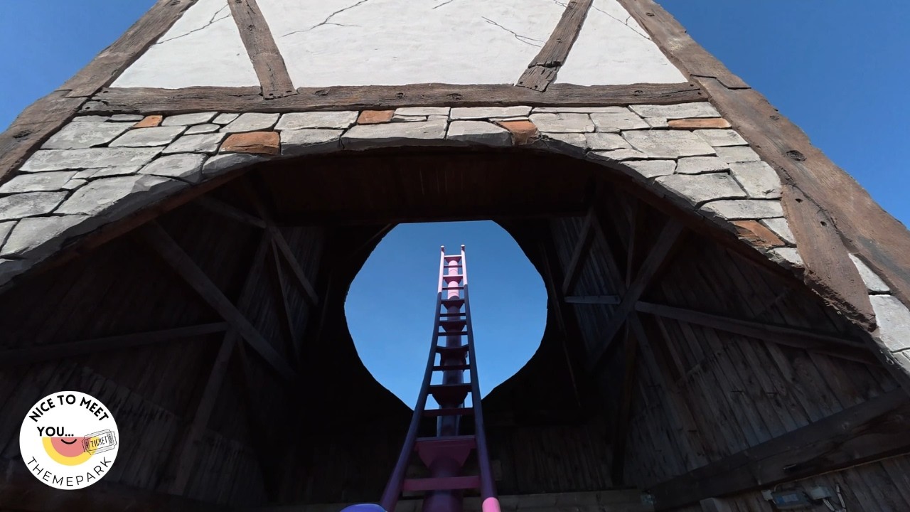 POV: Boomerang Front Row 4K 60 FPS 🦇🎢 | Forward & Backward Ride | Energylandia