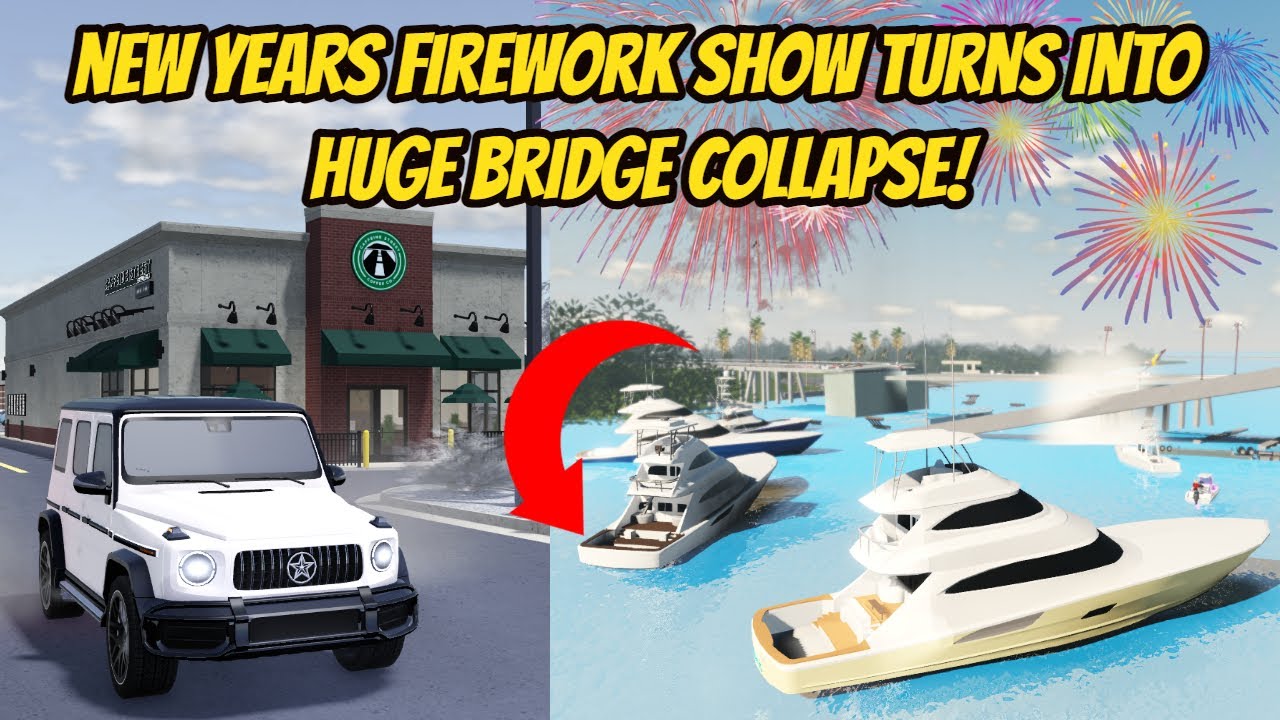 Greenville, Wisc Roblox l New Years PARTY Escape BRIDGE COLLAPSE Roleplay