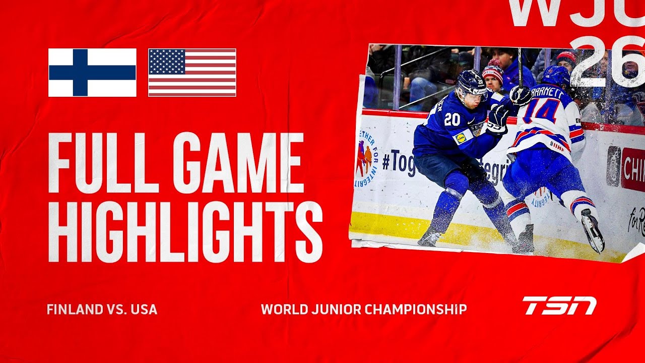 Finland vs. USA FULL GAME HIGHLIGHTS | 2026 World Junior Championship