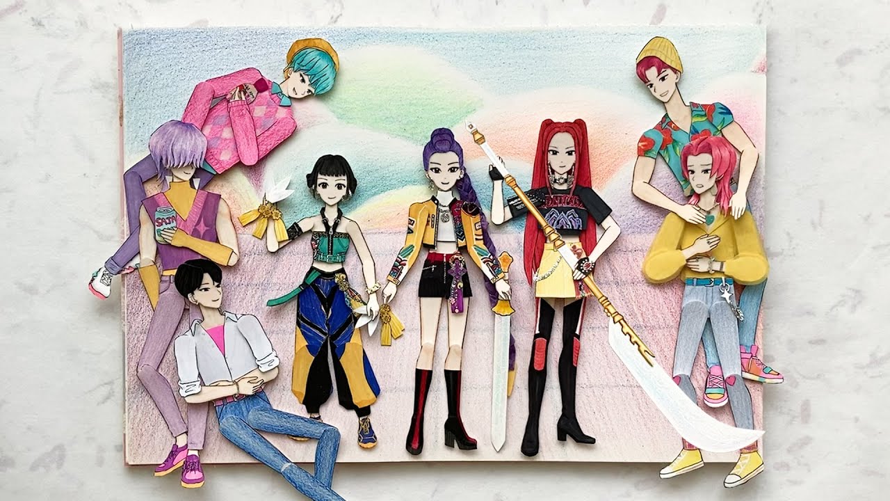 kpop demon hunters paperdoll Complete Edition  【1 + 2 + 3 】