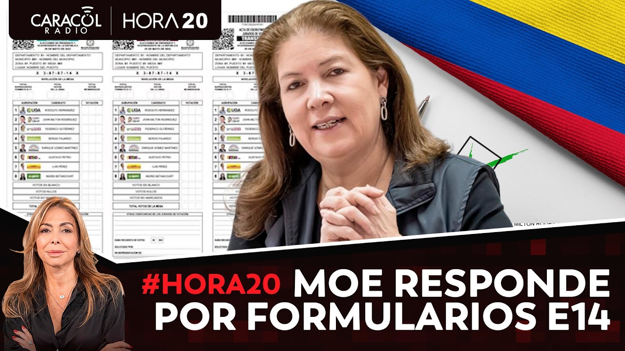 Mitos y realidades sobre formularios E-14: MOE habla sobre fraude electoral | HORA 20