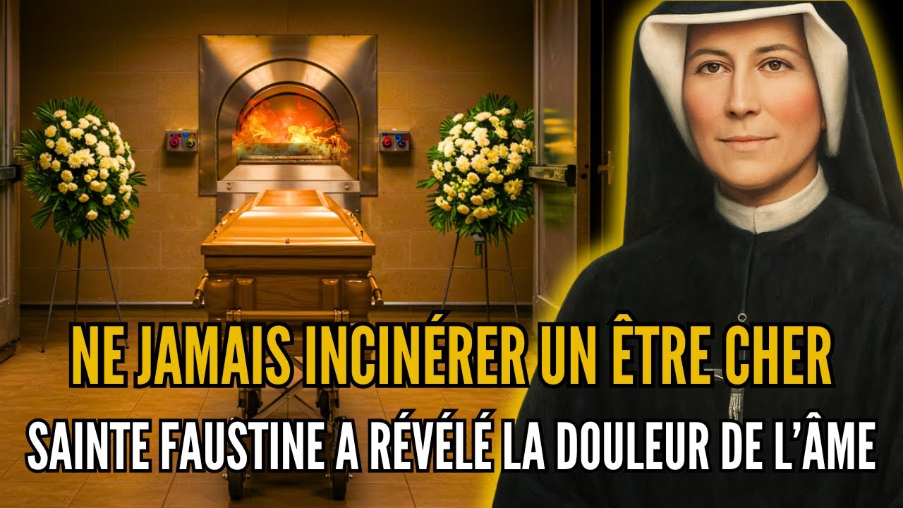 Ne faites JAMAIS incinérer un proche sans savoir ceci : Sainte Faustine révèle la douleur de l’âme