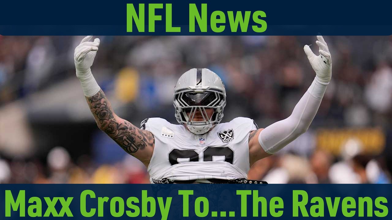 Maxx Crosby finally gets traded...to the Baltimore Ravens for two first round picks. How we feeling?