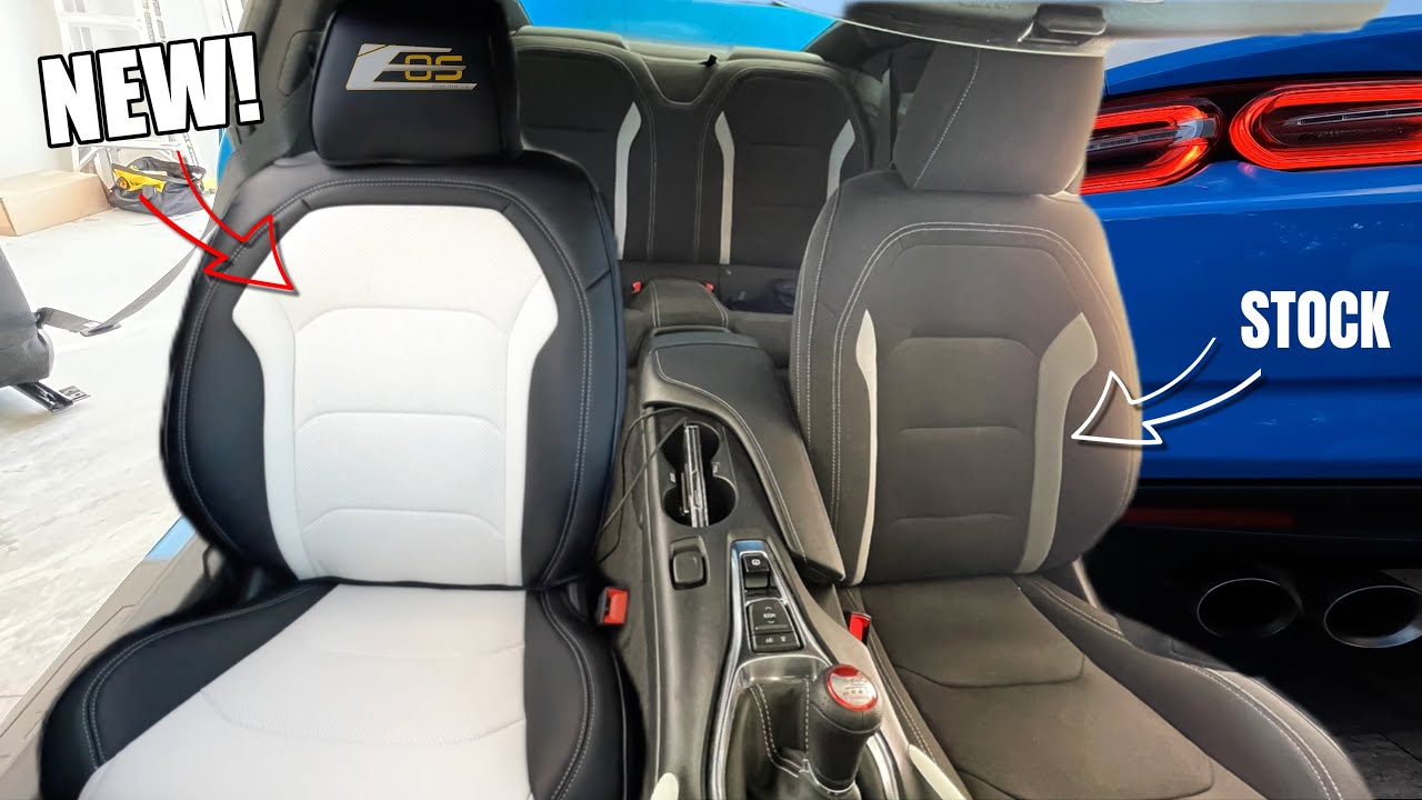 Kustom Interior Camaro Seat Covers Installation and Review: Must-Have Mod for 6th Gen Camaro Owners!
