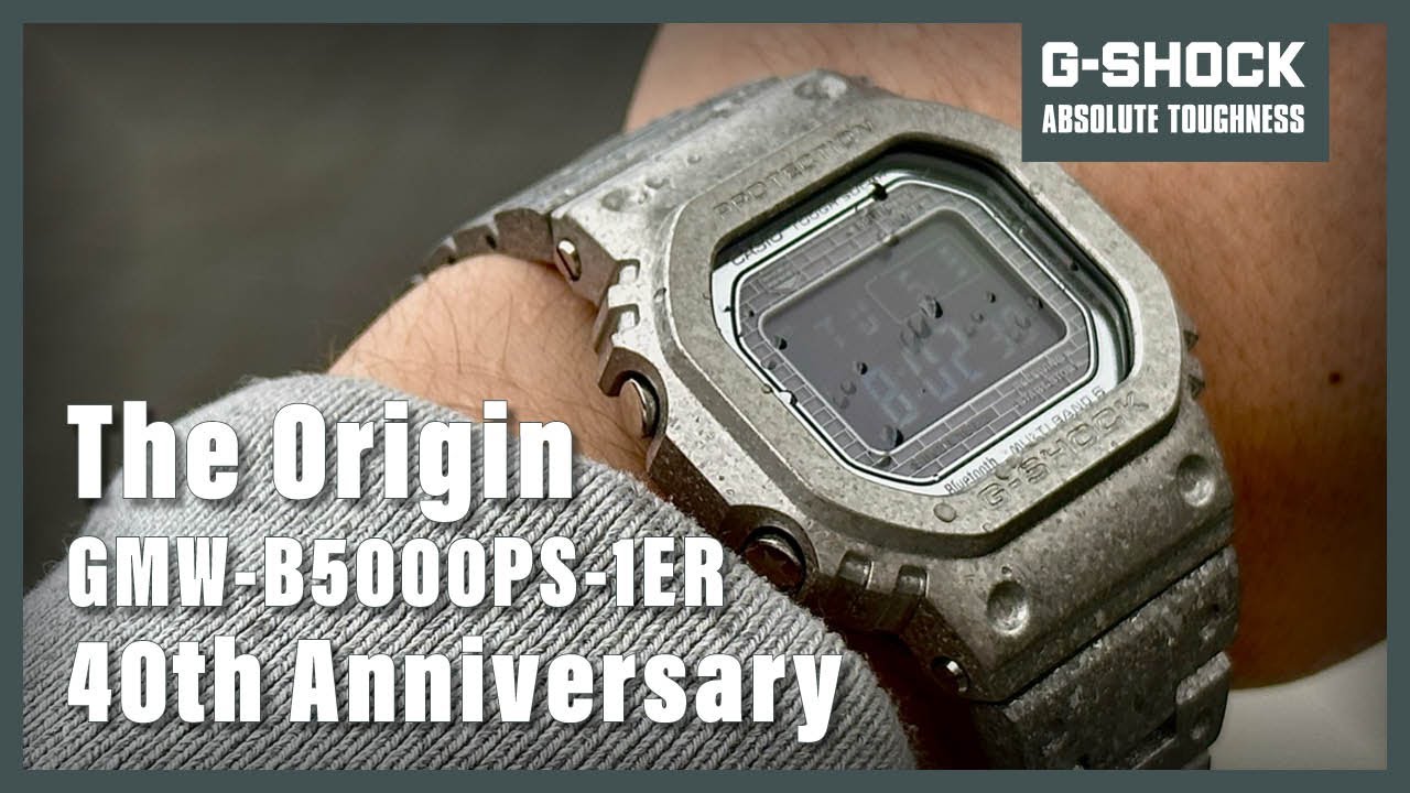 Unboxing The Casio G-Shock GMW-B5000PS-1ER