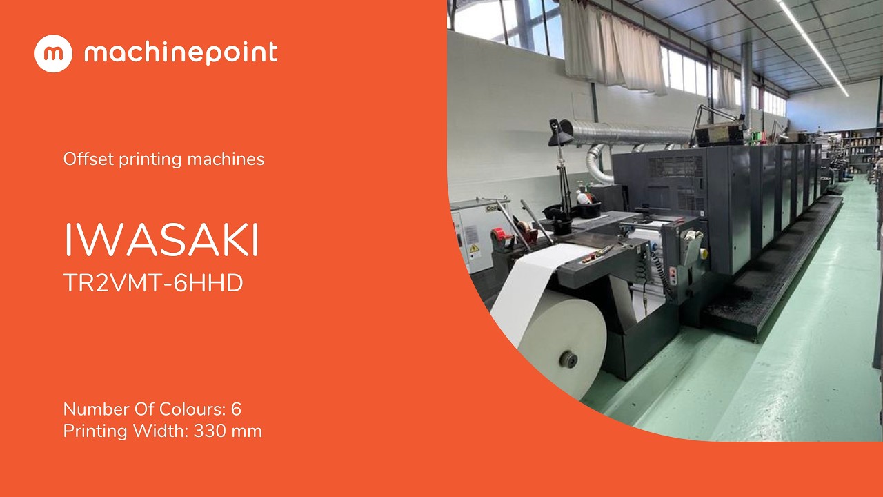 IWASAKI TR2VMT-6HHD Offset printing machines | IWASAKI Machines