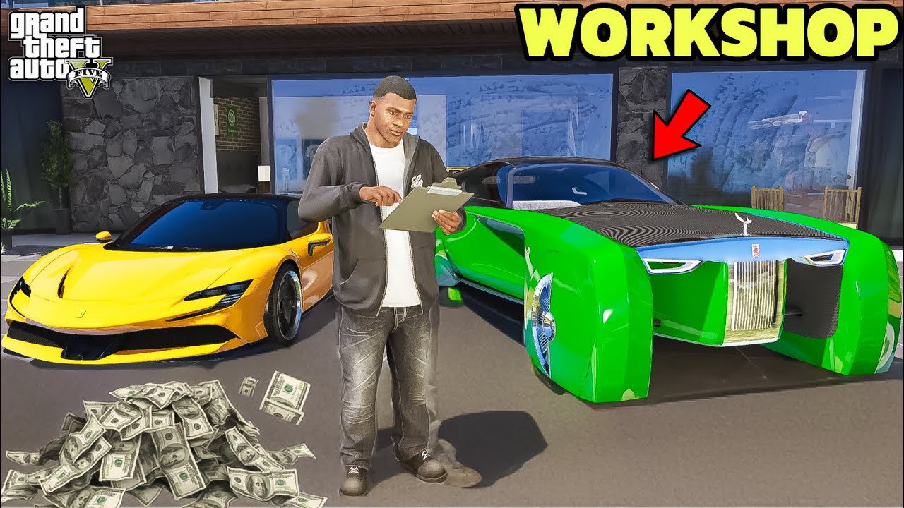 Shin Chan & Franklin Opens a Biggest Workshop in Gta 5 in Telugu