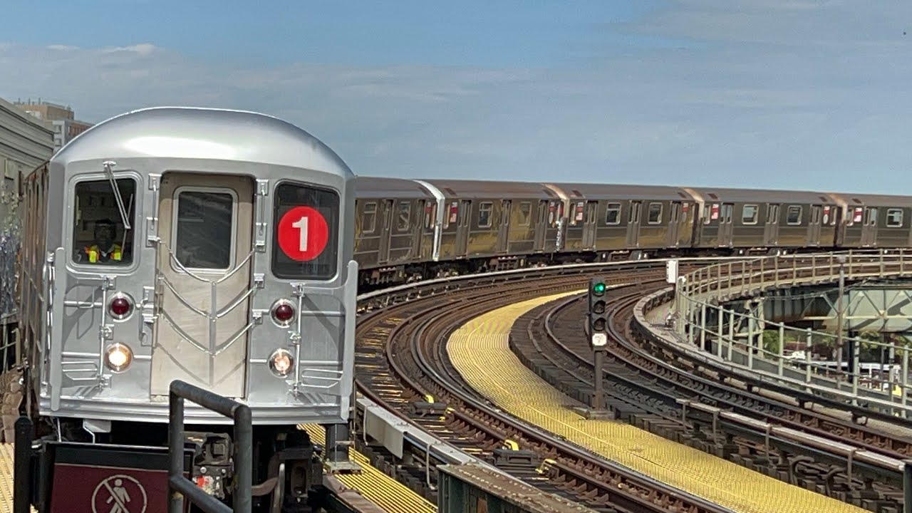 IRT Pelham Line: (1) (3) (4) (6) Trains @ Whitlock Avenue (R62, R62A, R142, R142A)