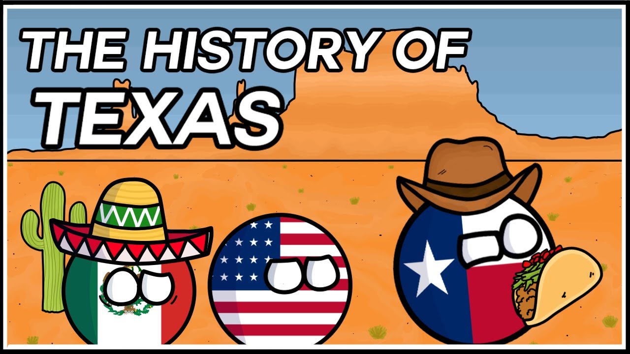 Как Техас перешёл из Мексики в Америку! | Texas Revolution в Country Balls (при участии Viddy’s V...
