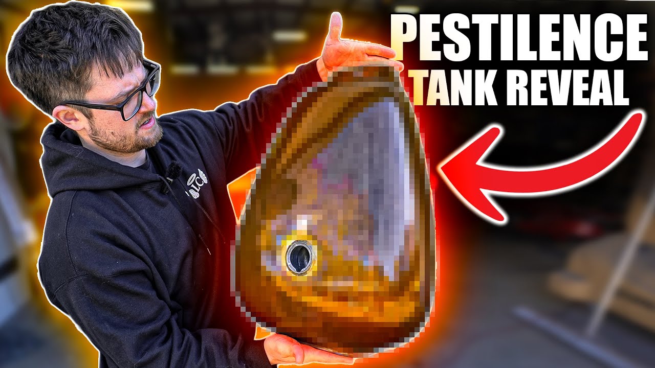 I Ruined the Tank for the PESTILENCE Giveaway Motorcycle Build...