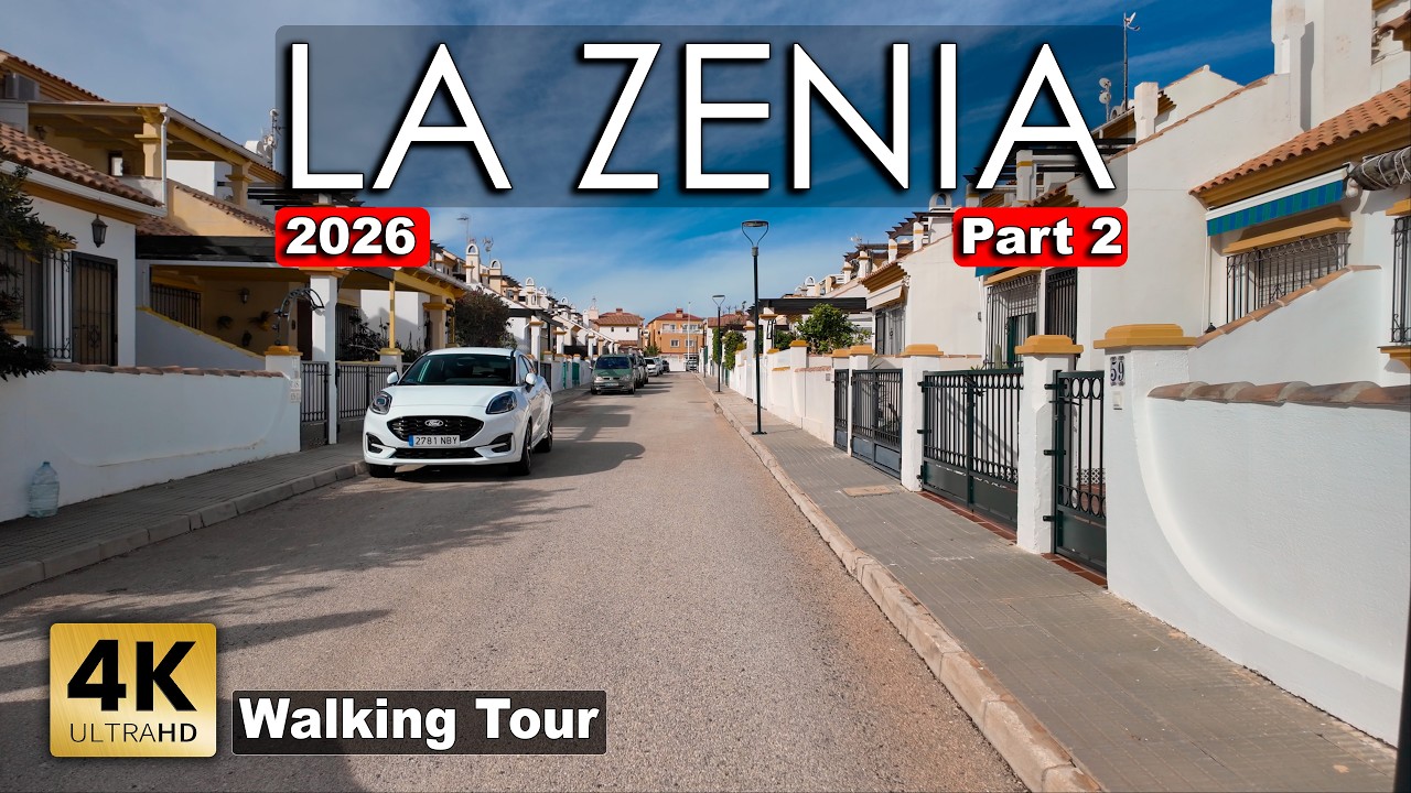 La Zenia 2026, Part 2 - Walking Tour | Costa Blanca Spain [4K 60fps] – January 30