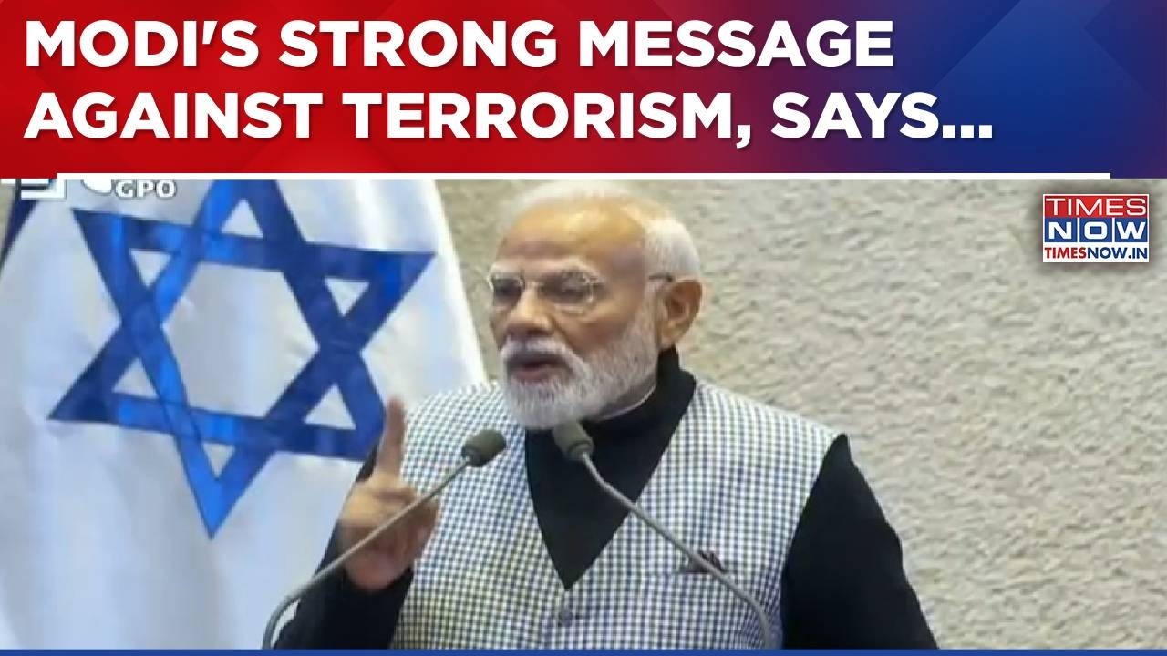 PM Modi Addresses Knesset, Says 'Nothing Can Justify Terrorism, We Have Zero Tolerance...' | WATCH