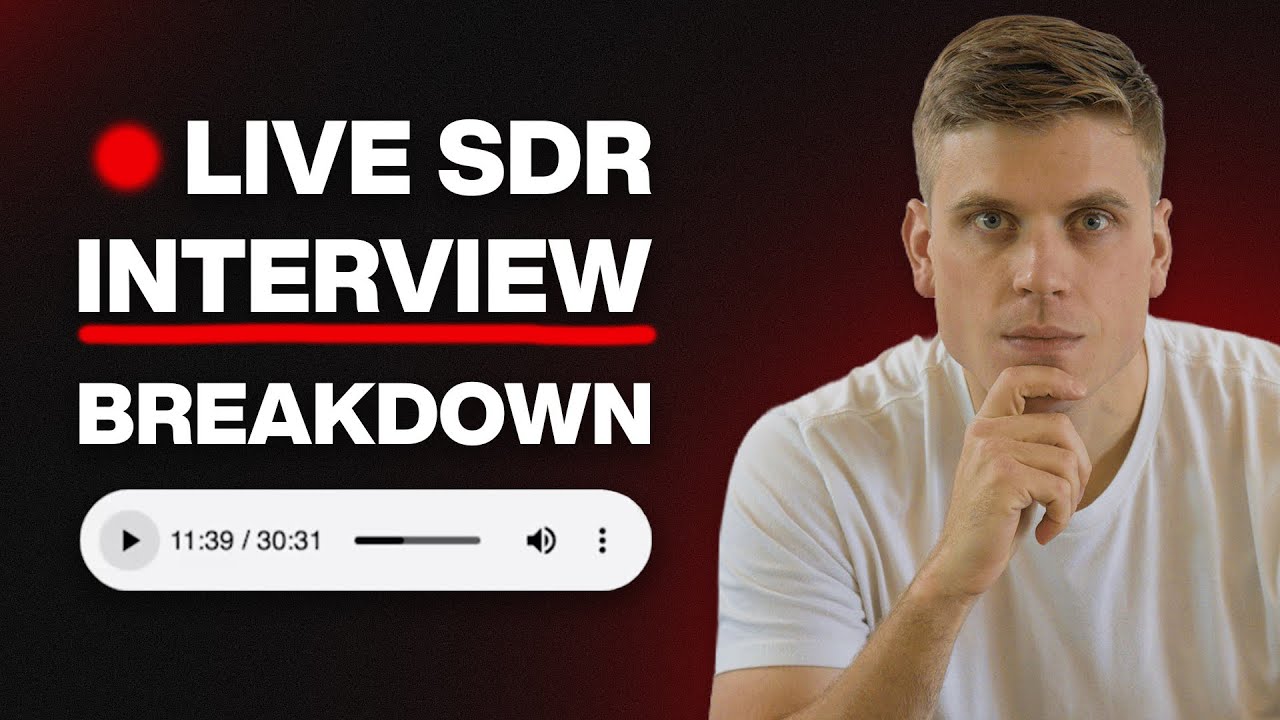 20 SDR Interview Mistakes That Cost Him The Next Round (Interview Breakdown)